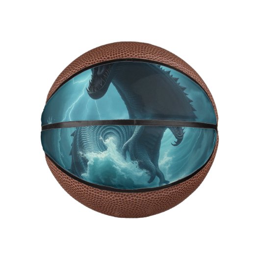 „Leviathan – Wächter der Tiefsee“ Mini Basketball (Vorderseite)