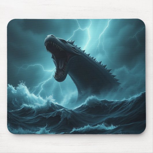 „Leviathan – Wächter der Tiefsee“ Mousepad (Vorne)