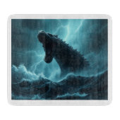 „Leviathan – Wächter der Tiefsee“   Schneidebrett (Vorderseite)