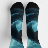 „Leviathan – Wächter der Tiefsee“ Socken (Oben)