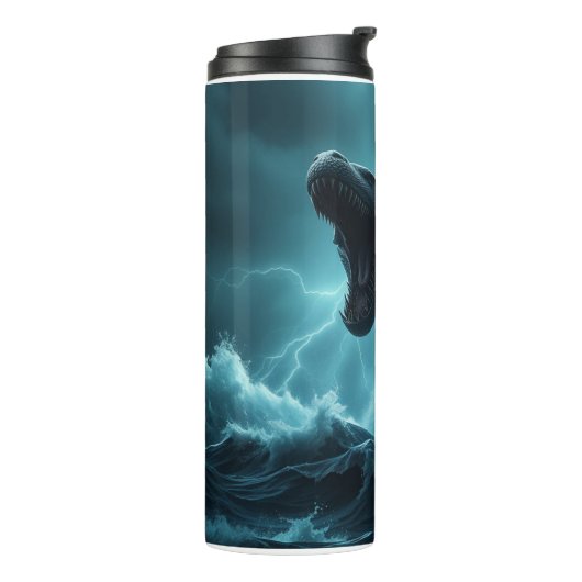 „Leviathan – Wächter der Tiefsee“   Thermosbecher (Nach links gedreht)