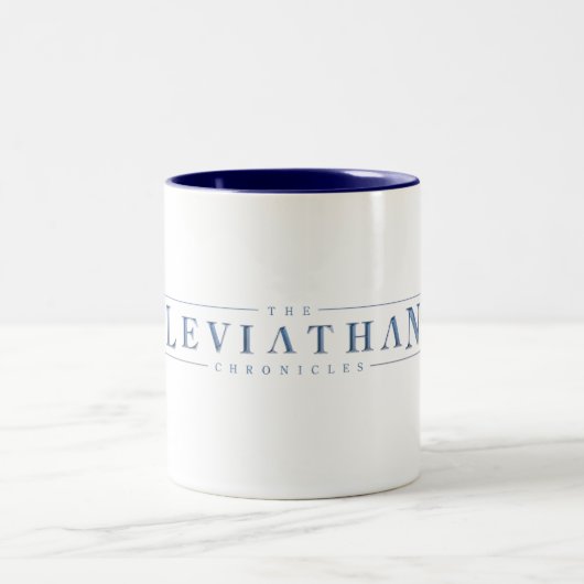 Leviathan zeichnet Logo-Tasse auf Zweifarbige Tasse (Mittel)