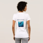 Leviathan's Flight to Freedom - Surreal Whale Art T-Shirt (Schwarz voll)