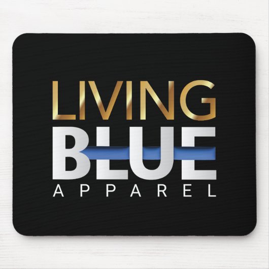 Leving Blue Apparel Mousepad (Vorne)