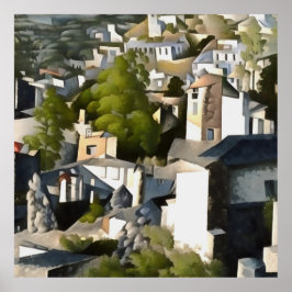 Levissihan Kayakoy Historische Hillside Häuser Kun Poster