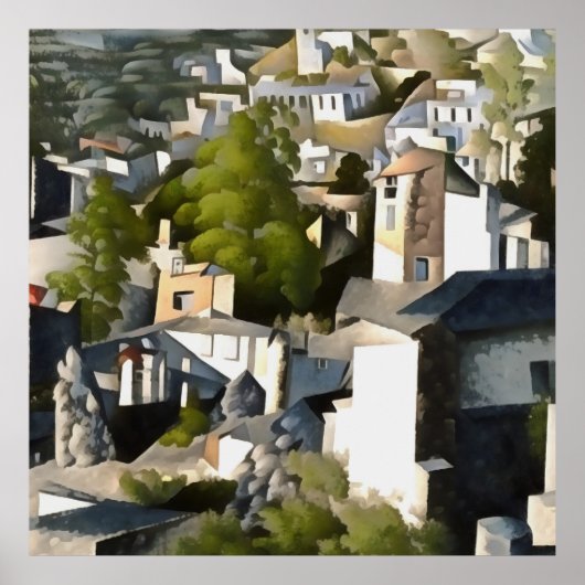 Levissihan Kayakoy Historische Hillside Häuser Kun Poster (Vorne)