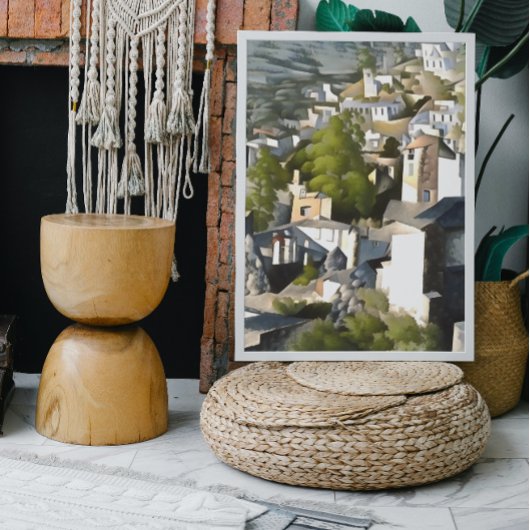 Levissihan Kayakoy Historische Hillside Häuser Kun Poster