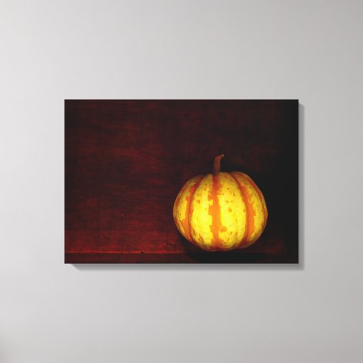 Levitate Pumpkin - Stillleben Leinwanddruck (Vorderseite)