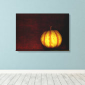 Levitate Pumpkin - Stillleben Leinwanddruck (Insitu (Holzboden))