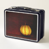 Levitate Pumpkin - Stillleben Metall Brotdose (Rückseite)