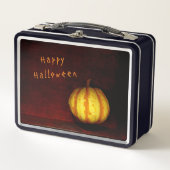Levitate Pumpkin - Stillleben Metall Brotdose (Vorderseite)