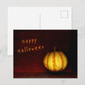 Levitate Pumpkin - Stillleben Postkarte (Vorne/Hinten)