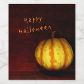 Levitate Pumpkin - Stillleben Weinetikett (Einzelnes Label)