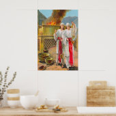 Leviticus 10 The Sin of Nadab and Abihu Poster (Küche)