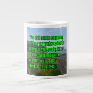 Leviticus 19:18 WEBU-Tasse Jumbo-Tasse