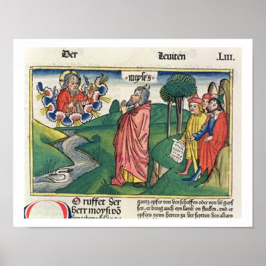 Leviticus 1 1-7 Das Gesetz der Angebote, aus dem " Poster (Vorne)