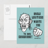 Leviticus 25:44 postkarte (Vorne/Hinten)