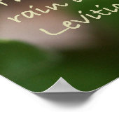Leviticus 26:3,4 Schrift-Poster Poster (Ecke)