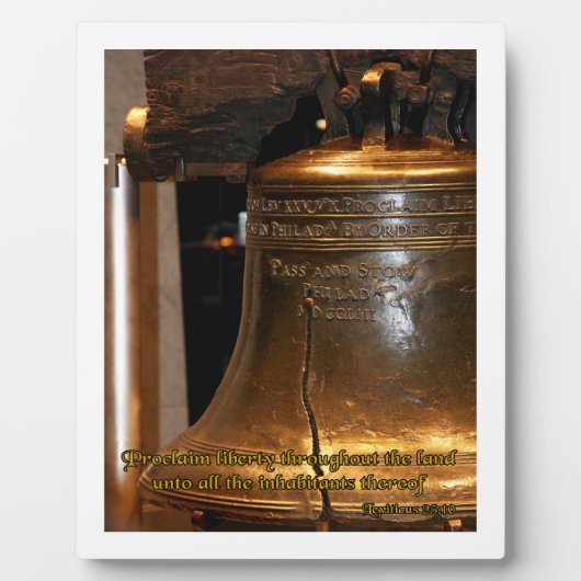 Leviticus Liberty Bell Fotoplatte (Vorderseite)