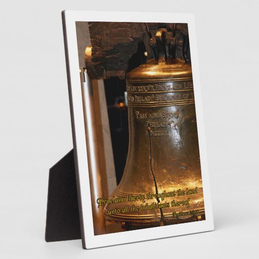 Leviticus Liberty Bell Fotoplatte (Seite)