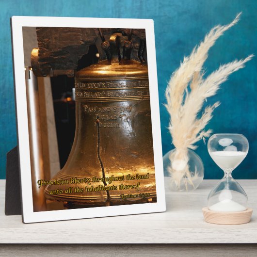 Leviticus Liberty Bell Fotoplatte (Seite)