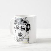 Levitt Familienwappen Kaffeetasse (Vorderseite Links)