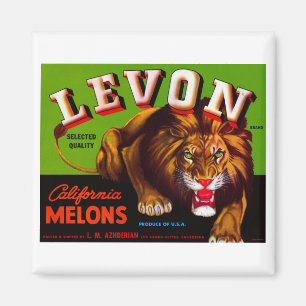 Levon California Melonen Magnet