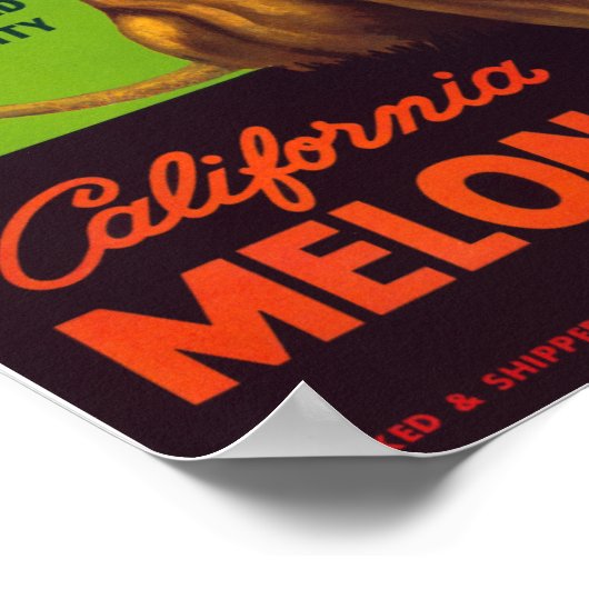Levon California Melons Poster (Ecke)