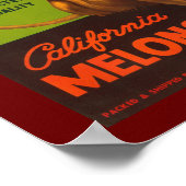 Levon California Melons Poster (Ecke)