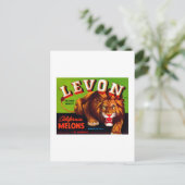 Levon California Melons Postkarte (Stehend Vorderseite)