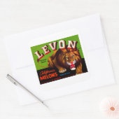 Levon California Melons Quadratischer Aufkleber (Umschlag)