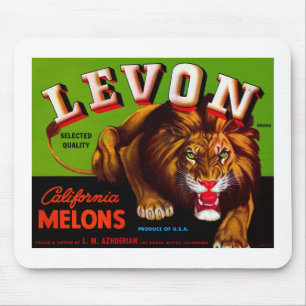 Levon Kalifornien Melonen Mousepad