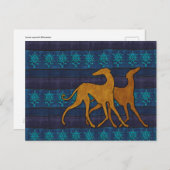 Lévrier azawakh postkarte (Vorne/Hinten)