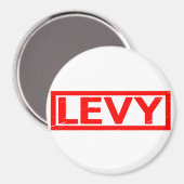 Levy Briefmarke Magnet (Vorderseite/Rückseite)