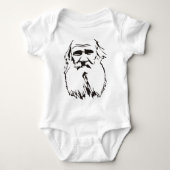 Lew Tolstoi Baby Strampler (Vorderseite)