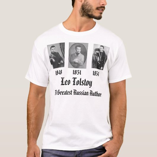 Lew Tolstoi T-Shirt (Vorderseite)