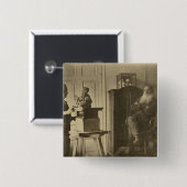 Lew Tolstoi und der Bildhauer Prinz Paolo Button (Vorne & Hinten)