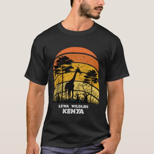 Lewa Wildlife, Kenya Safari National Park Game Res T-Shirt (Vorderseite)