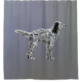 Lewellin Setter Duschvorhang (Vorderseite)