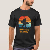 Lewes Beach Delaware Sasquatch Souvenir T-Shirt (Vorderseite)