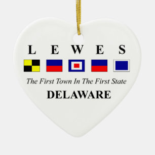 Lewes, De 2 - Seeflaggen-Rechtschreibung Keramikornament