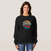 Lewes Delaware Summer De Tropical Lewesian Beach Sweatshirt (Vorne ganz)