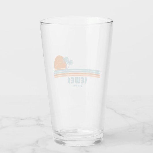Lewes Delaware Sun Palm Glas (Rückseite)