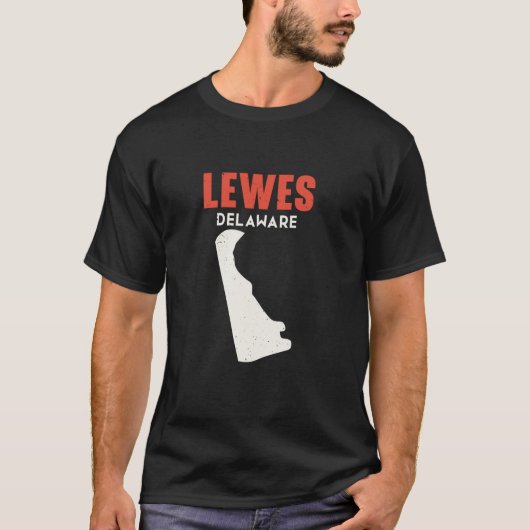 Lewes Delaware USA Staat America Travel DelaWarean T-Shirt (Vorderseite)