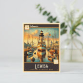 Lewes, Delaware | Vintage Postkarte (Stehend Vorderseite)