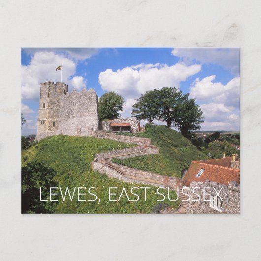 Lewes Postkarte (Vorderseite)