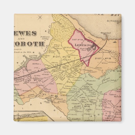 Lewes und RehoBeide Magnet (Vorne)