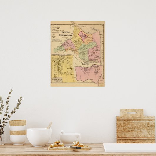 Lewes und RehoBeide Poster (Küche)