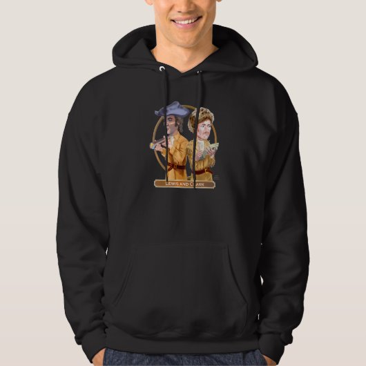 Lewis and Clark American Explorers Hoodie (Vorderseite)