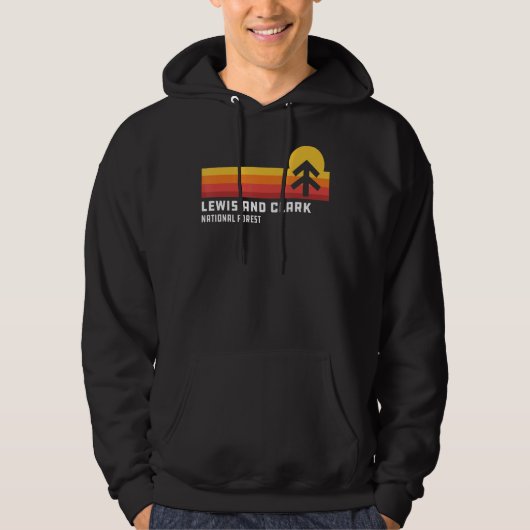 Lewis and Clark National Forest Great Falls Montan Hoodie (Vorderseite)